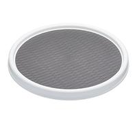 Copco Basics Lazy Susan Turntable and Kitchen Cupboard Organiser, 30 cm, White/Grey