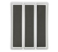 Copco Basics Non-Slip Cutlery Tray, 3 Compartment Organiser for Cutlery, Stationary and More, 40 x 32.7 x 4.4cm