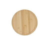 Copco Basics Wooden Bamboo Lazy Susan Turntable - 25.5 cm Rotating Serving Plate for Kitchen, Dining, and Storage Organizer