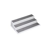 Copco Three Tier Cupboard Shelf Organiser, 38cm in White Copco White