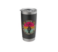COPD Awareness | Retro Fighter COPD Warrior Stainless Steel Insulated Tumbler