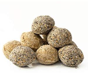 Copdock Mill 100 Fat Balls - Small, Loose Suet Balls for Wild Birds - Small, Loose Suet Balls for Wild Birds - High-Energy, Bird Food Fat Balls to Attract Wild Birds to Your Garden