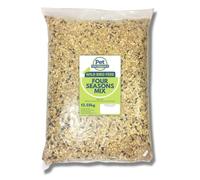 Pet Performance Four Season Wild Bird Seed 12.55kg - All Year Round Feed With Black Sunflower Seeds for Birds - 100% Natural Nutritional Bird Seed for Small Garden Birds