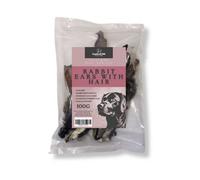 Copdock Mill Rabbit Ears With Fur 100% Natural Dogs Treat Approximately 100G