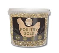 Copdock Mill Range Poultry Gold Feed 3.5kg / 5 Litre Tub - Poultry Food for Chickens and Adult and Laying Poultry, Ducks, Geese, Bantams - 100% Natural