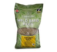 Copdock Mill Sunflower Hearts for Wild Birds - 12.5kg No Mess Bird Food - Suitable for Sunflower Seeds Feeders & Tables