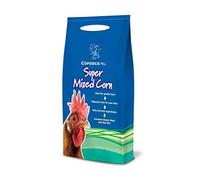 Copdock Mill Super Mixed Corn Chicken Feed 5kg - Poultry Feed with Oyster Shell, Omega-3 and Hen Grit - Delicious Chicken Food to Aid Digestion