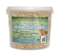 Copdock Mill Wheat Free Wild Bird Seed 3.8kg / 5 Litre Tub - Deters Pigeons - All Year-Round Bird Food - Bird Seed for Small Garden Birds - 100% Natural