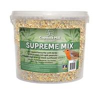 Copdock Mill Wild Bird Seed Supreme Mix 5L Tub - All Year-Round Bird Food - 100% Natural Ingredients Including Peanuts for Wild Birds - Suitable for All Wild Bird Species