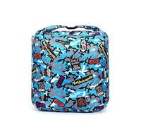 Copechilla Foldable Fishing Bag with Adjustable Sealing Clips, Waterproof Thickened Storage Bag for Live Fish, Fishing Equipment, Fishing Rod Storage Bag, Small Rod Bag, Blue