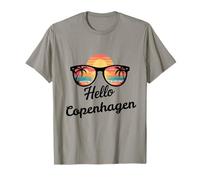Copenhagen Denmark Hello Travel Vacation T-Shirt