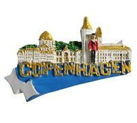 Copenhagen Denmark Tourist Souvenir 3D Refrigerator Magnets Fridge Decorative Magnet