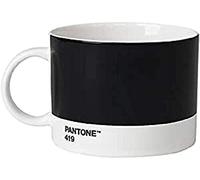 Copenhagen Design 101050419 PANTONE Cup, tea/coffee mug, fine china (ceramic), 475 ml, black, 419 C, Porcelain, one size