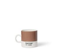 Copenhagen Design Pantone 17-1230 Porcelain Espresso Cup 120 ml with Gift Box, Colour of The Year 2025: Mocha Mousse