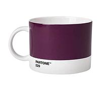 Copenhagen Design Pantone Cup, Tea/Coffee Mug, fine China (Ceramic), 475 ml, Aubergine, 229 C, Purple, one Size