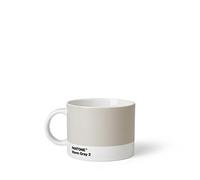 Copenhagen Design Pantone Cup, Tea/Coffee Mug, fine China (Ceramic), 475 ml, Grey, Warm Gray 2 C, one Size