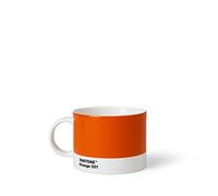Copenhagen Design Pantone Cup, Tea/Coffee Mug, fine China (Ceramic), 475 ml, Orange 021 C, 1 Count (Pack of 1)