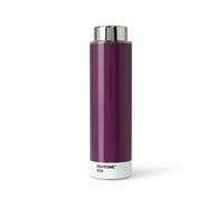 Copenhagen Design Pantone Drinking, Tritan (Plastic) Water Bottle, 500 ml, Aubergine, 229 C, Red, one size