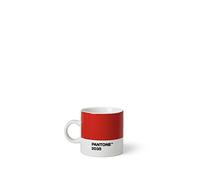 Copenhagen Design PANTONE Espresso Cup, small coffee cup, fine china (ceramic), 120 ml, Red