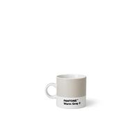 Copenhagen Design Pantone Espresso Cup with Handle, Small Coffee Cup, fine China (Ceramic), 120 ml / 4.2 fl. oz., Warm Gray