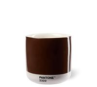 Copenhagen design Pantone Latte Cup - Double Wall Thermo - Cappuccino Handleless Mug - 7.44oz/220ml, Brown 2322