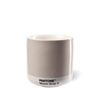 Copenhagen design Pantone Latte Cup - Double Wall Thermo - Cappuccino Handleless Mug - 7.44oz/220ml, Warm Grey 2