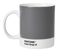 Copenhagen Design Pantone Mug, Coffee/Tea Cup, fine China (Ceramic), 375 ml, Cool Gray 9 C, Porcelain, Grey/White, 1 Count (Pack of 1)