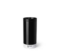 Copenhagen Design PANTONE To Go Cup, stainless steel travel mug/thermo cup, 430 ml, black, 419 C