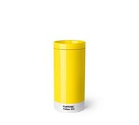 Copenhagen Design Pantone to Go, Stainless Steel Travel Mug/Thermo Cup, 430 ml, Yellow 012 C, 1 Count (Pack of 1)