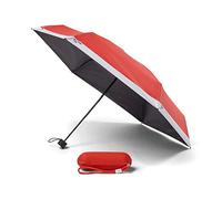 Copenhagen.design Pantone Umbrella Travel foldable in Box with keychainstrap, Red
