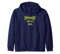 Copenhagen Dreams Sweet Creams Cozy Nordic Mood Zip Hoodie