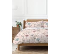 Copenhagen Home 'Olia' Reversible Polycotton Duvet Cover Set in Pink | Size: King Copenhagen Home Pink King