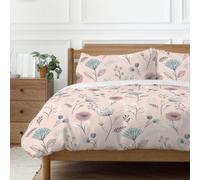 Copenhagen Home Olia Reversible Single Duvet Cover Set With Pillowcases - Blush