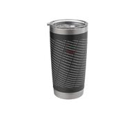 Copenhagen - Minimalist All Over Repeating Text Denmark Stainless Steel Insulated Tumbler