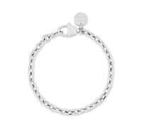 COPENHAGEN STUDIOS Basic Chunky Bracelet - Polished Stainless Steel Bracelet - Statement Piece - Adjustable Size - Waterproof and Skin-Friendly, Stainless Steel