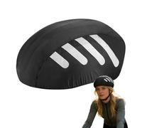 Copertura per Casco da Bicicletta - 6.3 pollicAntivento Per Caschi | Con Strisce Riflettenti, Equipaggiamento Antivento per Bicicletta e Pioggia - Per Uomini Adulti Giovani Appassionati Di Bici Strada