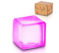Copfeqyr 1PCS Medium Ice Cube Stress Balls Gift , Large Squishy Fidget Cube Toys for Kids & Adults, Colorful Sensory Stress Relief Toys in Premium Gift Box(5.0cm) (Purple)