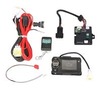 Copgge 12V Diesel Heater Controller Panel Parking Heater Motherboard Control Board LCD Switch Monitor Display Remote Control with Wiring Harness Sensor Cable Compatible with Chinese Diesel Heater 5KW