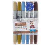 Copic 22075703 Ciao Set of 12, Colours Vintage