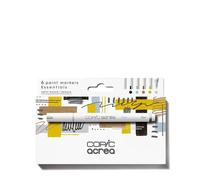 COPIC acrea Set of Essentials Paint Markers with Water and Pigment-Based Ink, Line Width 0.8-1.2 mm, Set of 6