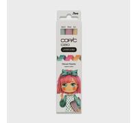 Copic Ciao 3-Marker Set - Vibrant Palette (Layer & Mix Pink, Ice Blue & Golden P