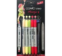 Copic Ciao 5+1 Manga Marker Set - 8 (Pack of 5 + Multiliner Pen), 22075568