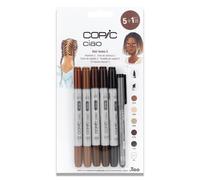 Copic Ciao 5+1 Sets - For Art & Crafts, Colouring, Graphics, Highlighter, Design