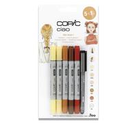 Copic Ciao 5+1 Sets - For Art & Crafts, Colouring, Graphics, Highlighter, Design