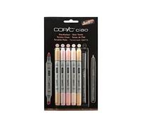 Copic Ciao 5pc + Multiliner Pen Set - Skin Tones