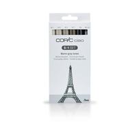 COPIC Ciao Coloured Marker Pen - 5+1 Set Warm Grey , For Art & Crafts, Colouring, Graphics, Highlighter, Design, Anime, Professional & Beginners, Art Supplies & Colouring Books
