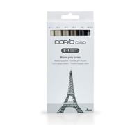 Copic Ciao Marker Set - Copic Marker - Warm Grey Tones (5 + Multiliner) for Mang