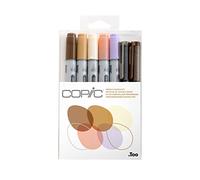 COPIC Ciao Coloured Marker Pen - Doodle Kit of 7 People, For Art & Crafts, Colouring, Graphics, Highlighter, Design, Anime, Professional & Beginners, Art Supplies & Colouring Books
