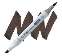 Copic Ciao Coloured Marker Pen - (E-49) Dark Bark, For Art & Crafts, Colouring, Graphics, Highlighter, Design, Anime, Professional & Beginners, Art Supplies & Colouring Books