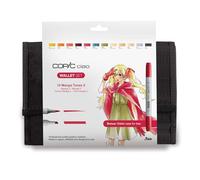 Copic Ciao Coloured Marker Pen - Wallet of 12 Trendy Teens, For Art & Crafts, Colouring, Graphics, Highlighter, Design, Anime, Professional & Beginners, Art Supplies & Colouring Books
